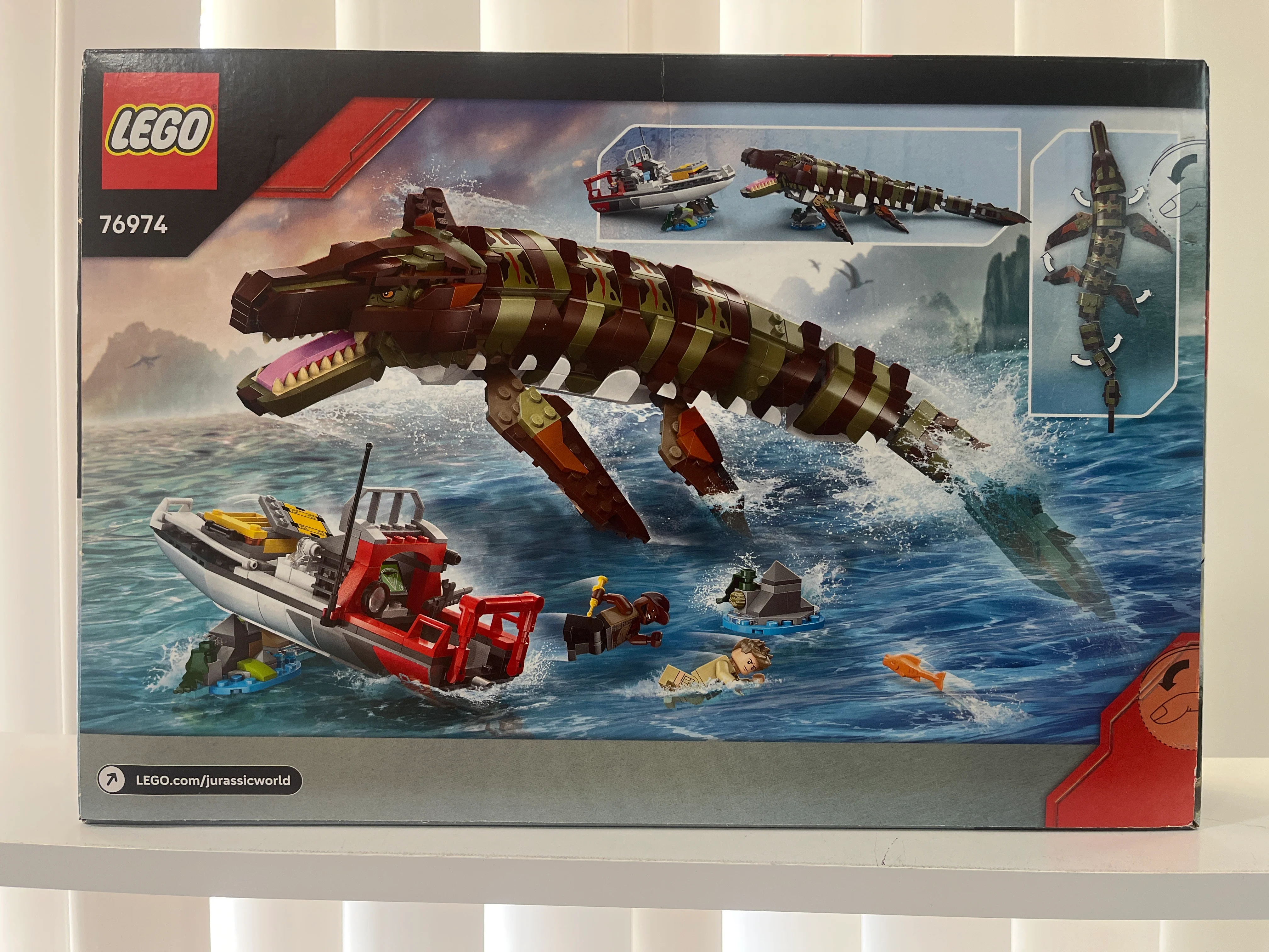 76974 Brick-Built Mosasaurus Boat Mission - Image 2